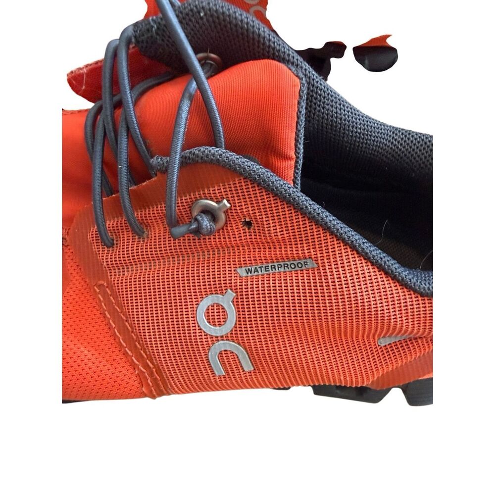 On Running Cloud 5 Waterproof Orange womens 7 - Picture 5 of 6